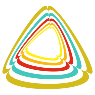 Soyut operasyon sanatı öğesi. Optik, görsel sanat, sanatsal element illüstrasyonu - stok vektör illüstrasyonu, klip sanatları grafikleri