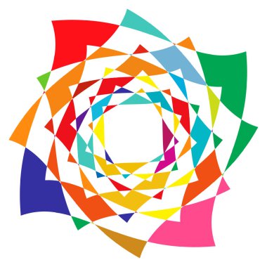 Soyut operasyon sanatı öğesi. Optik, görsel sanat, sanatsal element illüstrasyonu - stok vektör illüstrasyonu, klip sanatları grafikleri