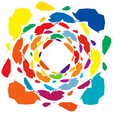 Soyut operasyon sanatı öğesi. Optik, görsel sanat, sanatsal element illüstrasyonu - stok vektör illüstrasyonu, klip sanatları grafikleri