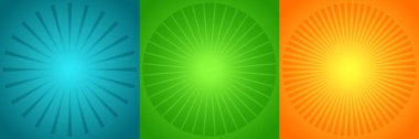 Yıldız patlaması, güneş patlaması ışınları, ışınlar. Radikal, yayılan doğrular vektörü - stok vektör illüstrasyonu, klip- sanat grafikleri