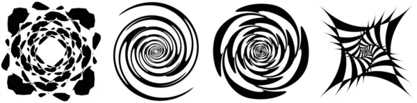 Абстрактний Елемент Art Оптичне Візуальне Мистецтво Художня Елементна Ілюстрація Стокова — стоковий вектор