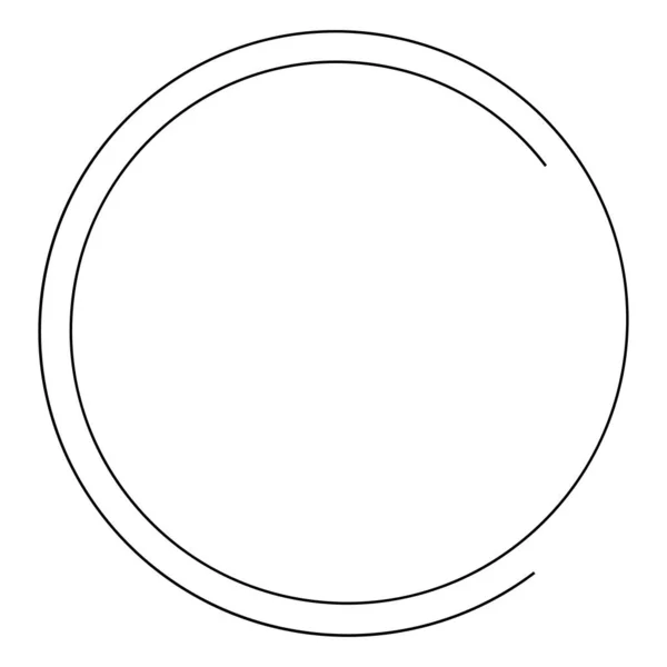 Spirale Wirbel Wirbel Volutes Gestaltungselement Mit Dünnen Linien Kreisförmiges Gekrümmtes — Stockvektor