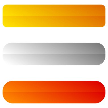 Basit geometrik düğme, pankart, plaket şekli, tasarım elemanı vektörü. Boş, boş dikdörtgen etiketi, etiket - stok vektör illüstrasyonu, klip- sanat grafikleri