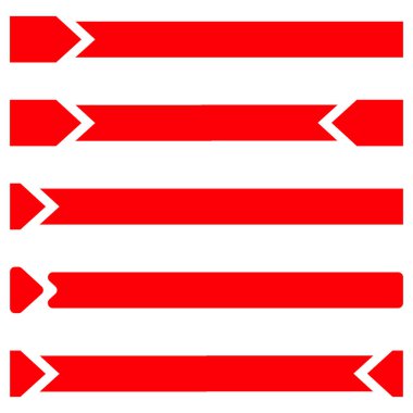 Basit geometrik düğme, pankart, plaket şekli, tasarım elemanı vektörü. Boş, boş dikdörtgen etiketi, etiket - stok vektör illüstrasyonu, klip- sanat grafikleri