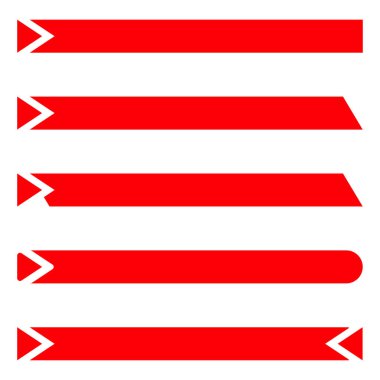 Basit geometrik düğme, pankart, plaket şekli, tasarım elemanı vektörü. Boş, boş dikdörtgen etiketi, etiket - stok vektör illüstrasyonu, klip- sanat grafikleri