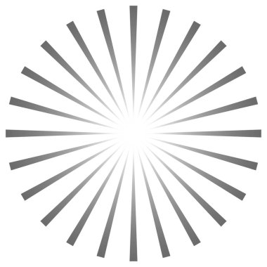 Yıldız patlaması, güneş patlaması ışınları, ışınlar. Radikal, yayılan doğrular vektörü - stok vektör illüstrasyonu, klip- sanat grafikleri