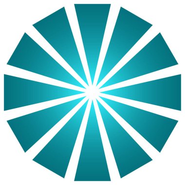 Yıldız patlaması, güneş patlaması ışınları, ışınlar. Radikal, yayılan doğrular vektörü - stok vektör illüstrasyonu, klip- sanat grafikleri