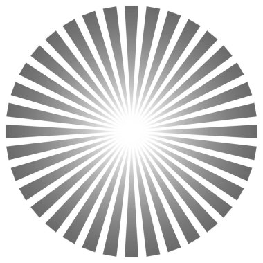 Yıldız patlaması, güneş patlaması ışınları, ışınlar. Radikal, yayılan doğrular vektörü - stok vektör illüstrasyonu, klip- sanat grafikleri