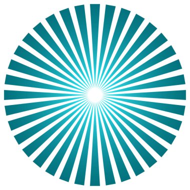 Yıldız patlaması, güneş patlaması ışınları, ışınlar. Radikal, yayılan doğrular vektörü - stok vektör illüstrasyonu, klip- sanat grafikleri