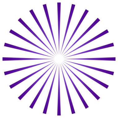 Yıldız patlaması, güneş patlaması ışınları, ışınlar. Radikal, yayılan doğrular vektörü - stok vektör illüstrasyonu, klip- sanat grafikleri