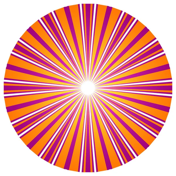 Abstrakcyjne Koło Nakładającymi Się Szprychami Geometryczny Element Konstrukcyjny Okrągłe Promieniste — Wektor stockowy