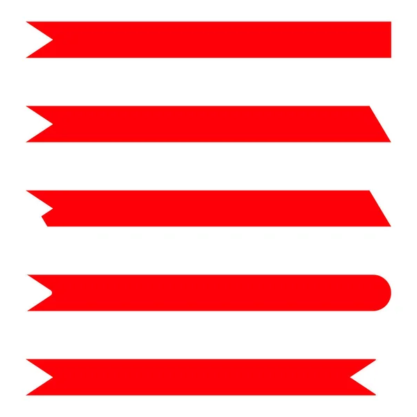Botón Geométrico Simple Bandera Forma Placa Vector Elemento Diseño Etiqueta — Vector de stock