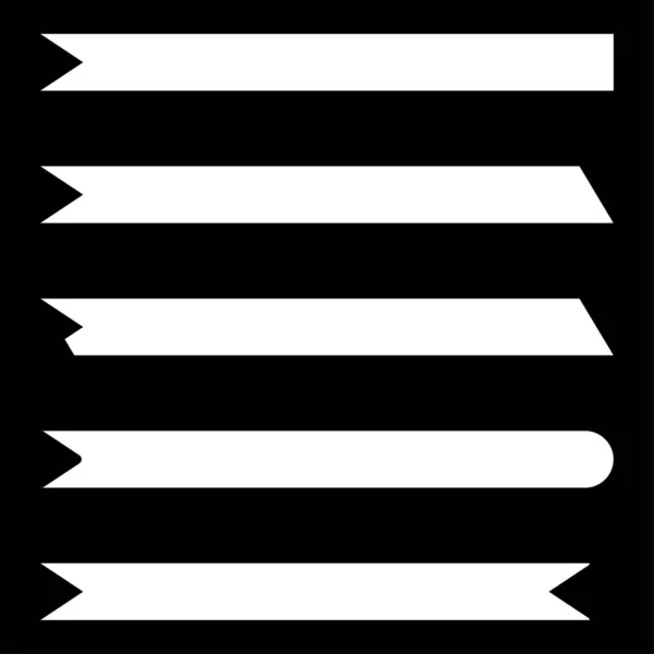 Botón Geométrico Simple Bandera Forma Placa Vector Elemento Diseño Etiqueta — Vector de stock