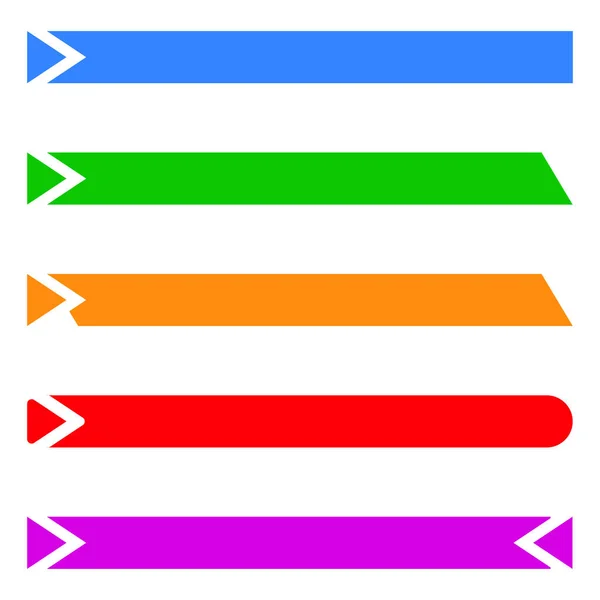 Einfache Geometrische Taste Banner Plakettenform Designelement Vektor Leere Leere Rechteckanhänger — Stockvektor