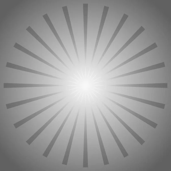 Starburst Sunburst Rays Beams Radial Radiating Lines Vector Stock Vector — Stock Vector