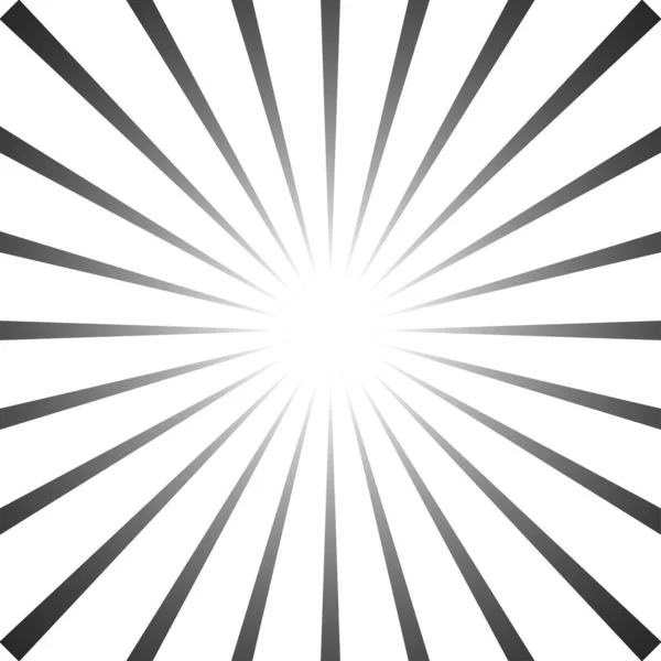 Starburst Sunburst Rays Beams Radial Radiating Lines Vector Stock Vector — Stock Vector