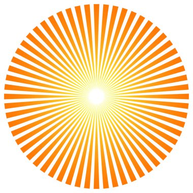 Yıldız patlaması, güneş patlaması ışınları, ışınlar. Radikal, yayılan doğrular vektörü - stok vektör illüstrasyonu, klip- sanat grafikleri