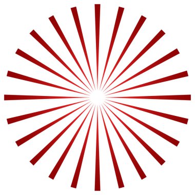 Yıldız patlaması, güneş patlaması ışınları, ışınlar. Radikal, yayılan doğrular vektörü - stok vektör illüstrasyonu, klip- sanat grafikleri