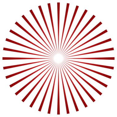 Yıldız patlaması, güneş patlaması ışınları, ışınlar. Radikal, yayılan doğrular vektörü - stok vektör illüstrasyonu, klip- sanat grafikleri