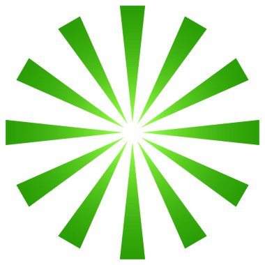 Yıldız patlaması, güneş patlaması ışınları, ışınlar. Radikal, yayılan doğrular vektörü - stok vektör illüstrasyonu, klip- sanat grafikleri