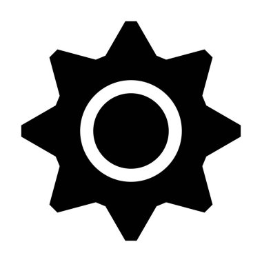 Vites, dişli, dişli vektör ikonu. Onarım, bakım, kurulum ve donanım konsept simgesi - stok vektör illüstrasyonu, klip- sanat grafikleri