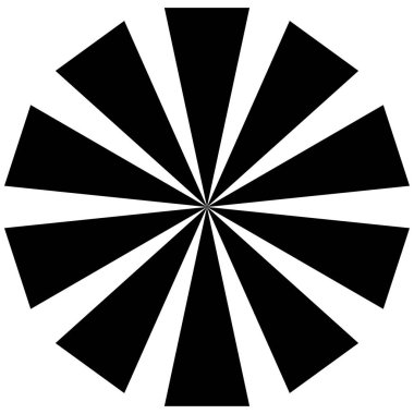 Yıldız patlaması, güneş patlaması radyal, yayılan çizgiler. Patlama ışınları, ışınları - stok vektör illüstrasyonu, klip- sanat grafikleri