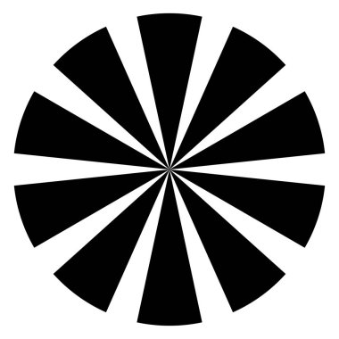 Yıldız patlaması, güneş patlaması radyal, yayılan çizgiler. Patlama ışınları, ışınları - stok vektör illüstrasyonu, klip- sanat grafikleri