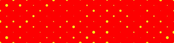Arte Pop Fondo Efecto Cómico Amarillo Rojo Puntos Aleatorios Punteados — Archivo Imágenes Vectoriales