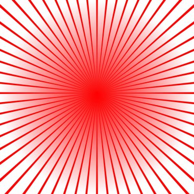 Yıldız patlaması, güneş patlaması radyal, yayılan çizgiler. Patlama ışınları, ışınları - stok vektör illüstrasyonu, klip- sanat grafikleri