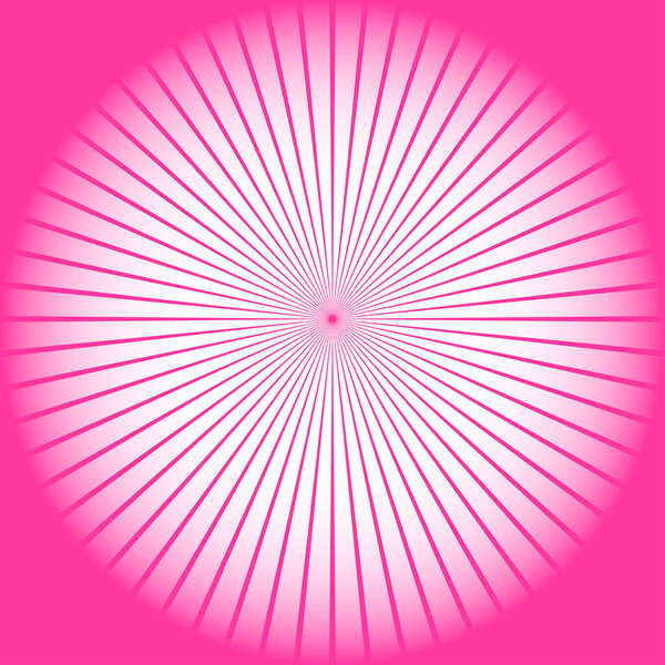Starburst, sun burst radial, radiating lines. Burst beams, rays - stock vector illustration, clip-art graphics