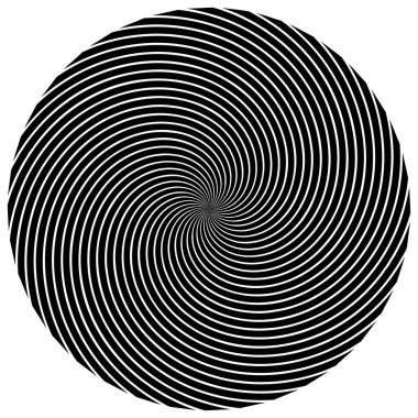 Sarmal, girdap, dönme elementi. Koklear, girdap, dikey tasarım şekli - stok vektör illüstrasyonu, klip- sanat grafikleri