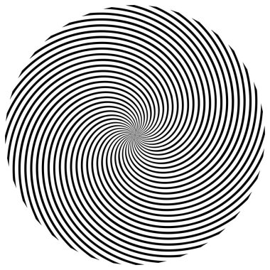 Sarmal, girdap, dönme elementi. Koklear, girdap, dikey tasarım şekli - stok vektör illüstrasyonu, klip- sanat grafikleri