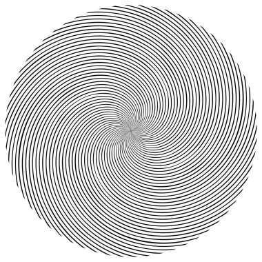 Sarmal, girdap, dönme elementi. Koklear, girdap, dikey tasarım şekli - stok vektör illüstrasyonu, klip- sanat grafikleri