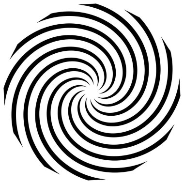 Sarmal, girdap, dönme elementi. Koklear, girdap, dikey tasarım şekli - stok vektör illüstrasyonu, klip- sanat grafikleri