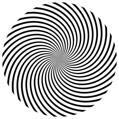 Sarmal, girdap, dönme elementi. Koklear, girdap, dikey tasarım şekli - stok vektör illüstrasyonu, klip- sanat grafikleri