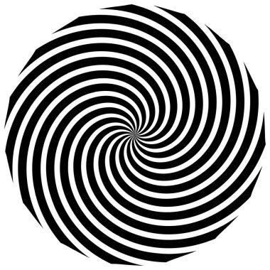 Sarmal, girdap, dönme elementi. Koklear, girdap, dikey tasarım şekli - stok vektör illüstrasyonu, klip- sanat grafikleri