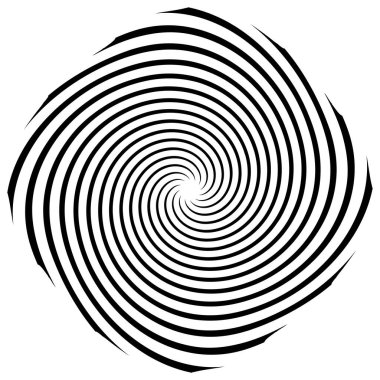 Sarmal, girdap, dönme elementi. Koklear, girdap, dikey tasarım şekli - stok vektör illüstrasyonu, klip- sanat grafikleri