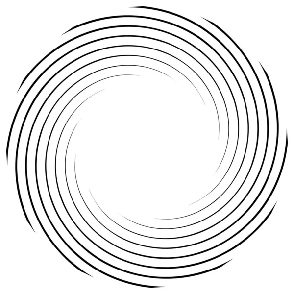 螺旋状 旋回要素 クリア めまいのデザイン形状 株式ベクトルイラスト クリップアートグラフィック — ストックベクタ