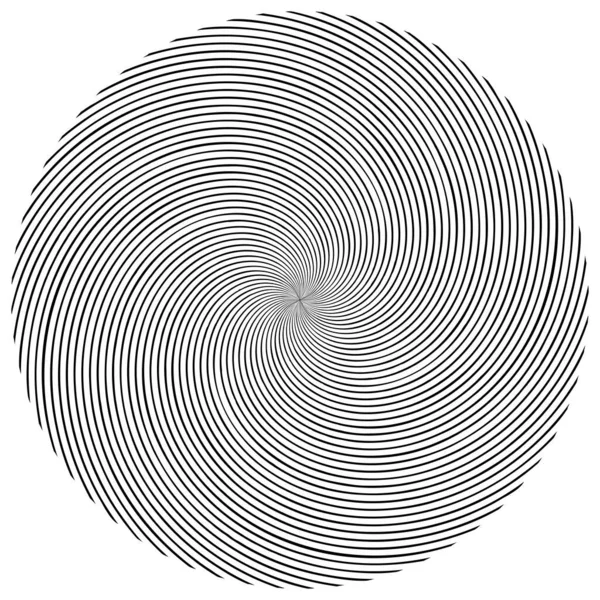 Spirale Vortice Elemento Vortice Cocleare Vortice Vertigine Forma Progettazione Stock — Vettoriale Stock