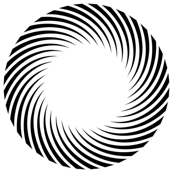 Spirale Wirbel Wirbelelement Cochlear Wirbel Schwindel Designform Aktienvektorillustration Clip Art — Stockvektor