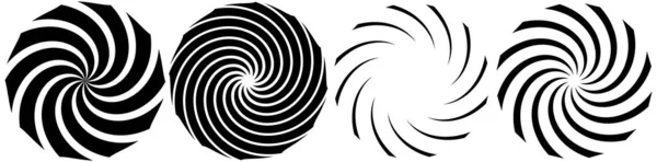 Spirale Vortice Elemento Vortice Cocleare Vortice Vertigine Forma Progettazione Stock — Vettoriale Stock