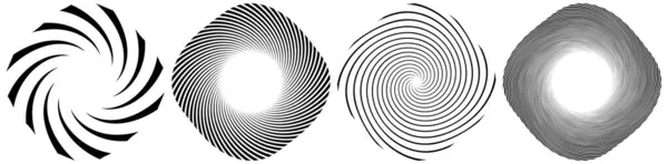 Spirale Vortice Elemento Vortice Cocleare Vortice Vertigine Forma Progettazione Stock — Vettoriale Stock