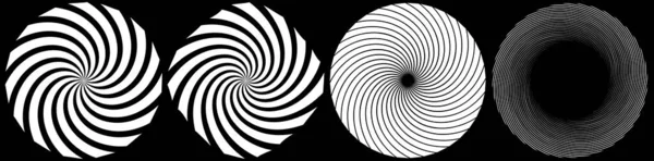 Spiral Swirl Twirl Element Cochlear Vortex Vertigo Design Shape Stock — Stock Vector