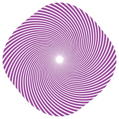 Sarmal, girdap, dönme elementi. Koklear, girdap, dikey tasarım şekli - stok vektör illüstrasyonu, klip- sanat grafikleri