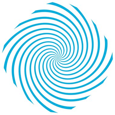 Sarmal, girdap, dönme elementi. Koklear, girdap, dikey tasarım şekli - stok vektör illüstrasyonu, klip- sanat grafikleri