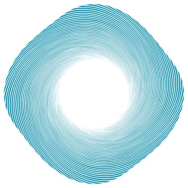Sarmal, girdap, dönme elementi. Koklear, girdap, dikey tasarım şekli - stok vektör illüstrasyonu, klip- sanat grafikleri