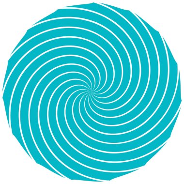 Sarmal, girdap, dönme elementi. Koklear, girdap, dikey tasarım şekli - stok vektör illüstrasyonu, klip- sanat grafikleri