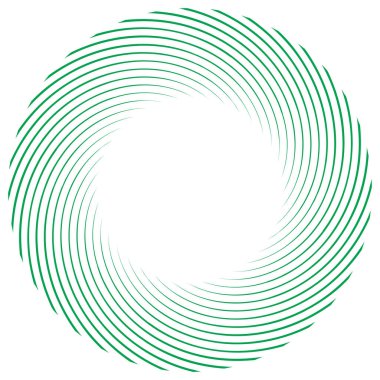 Sarmal, girdap, dönme elementi. Koklear, girdap, dikey tasarım şekli - stok vektör illüstrasyonu, klip- sanat grafikleri