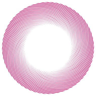 Sarmal, girdap, dönme elementi. Koklear, girdap, dikey tasarım şekli - stok vektör illüstrasyonu, klip- sanat grafikleri