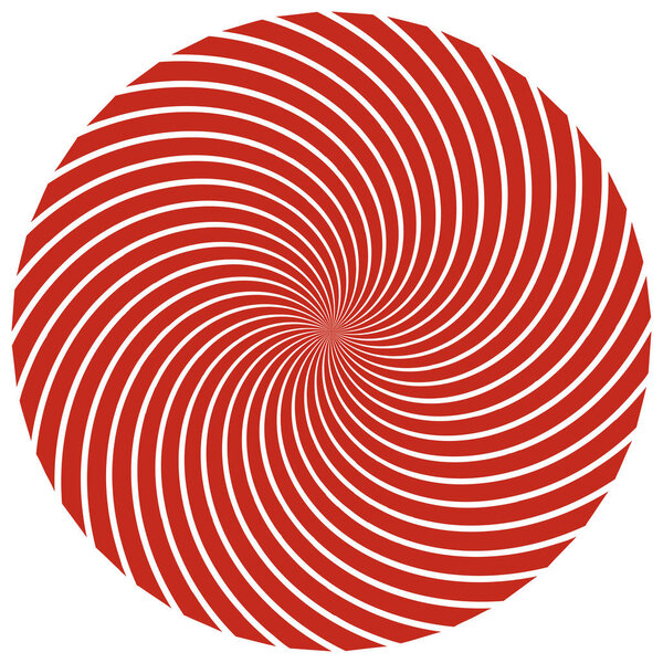 Spiral, swirl, twirl element. Cochlear, vortex, vertigo design shape - stock vector illustration, clip-art graphics